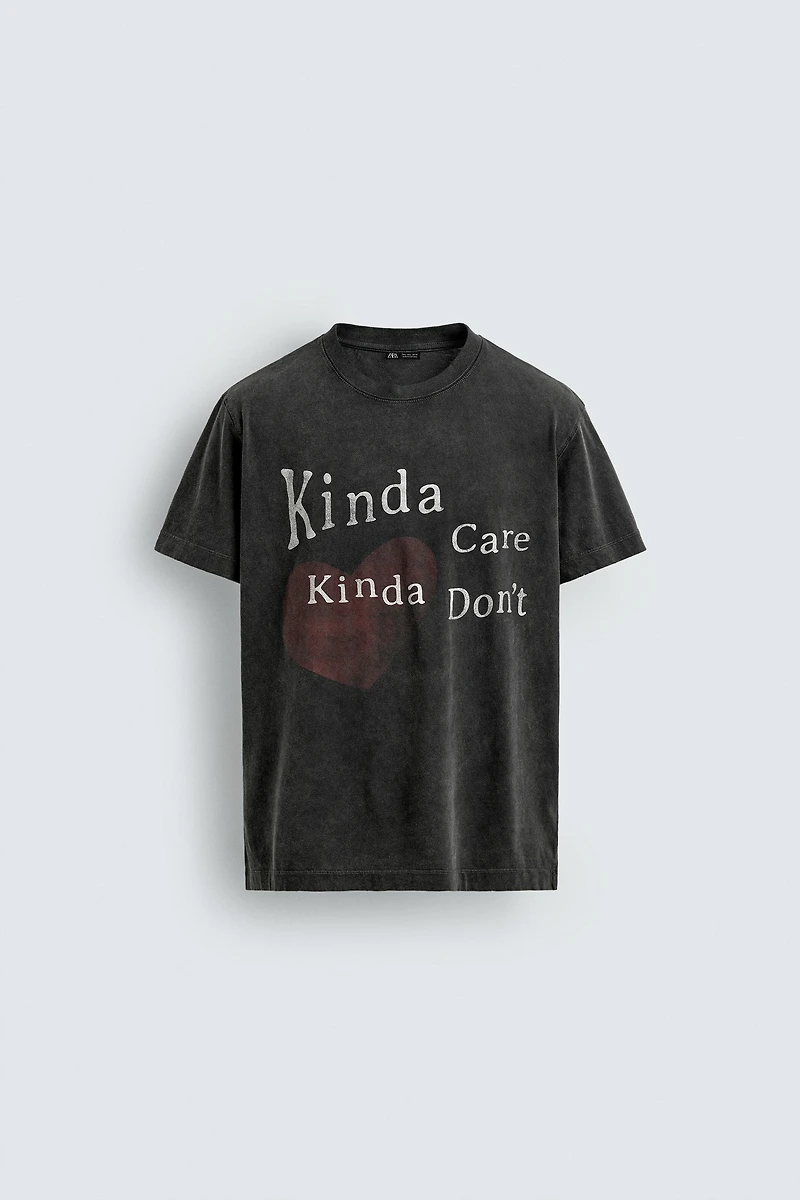 T-SHIRT IMPRIMÉ CŒUR