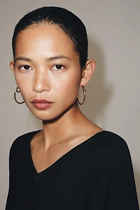 DOUBLE HOOP EARRINGS