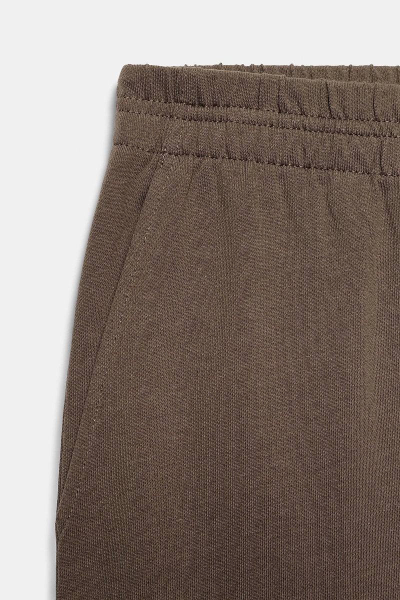 STRAIGHT-LEG COTTON PANTS