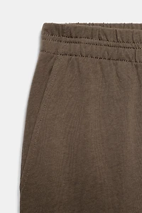 STRAIGHT-LEG COTTON PANTS