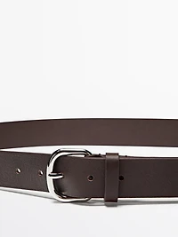Soft nappa leather belt