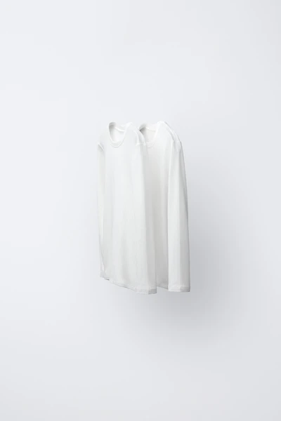 6- YEARS/ TWO-PACK OF RIBBED T-SHIRTS