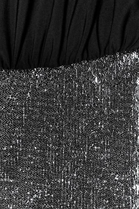 CONTRASTING SEQUIN SHORT DRESS