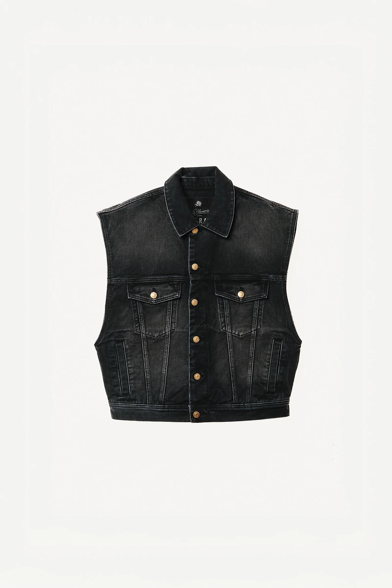 BOXY FIT DENIM VEST WILLY CHAVARRIA X ZARA