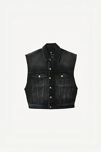 BOXY FIT DENIM VEST WILLY CHAVARRIA X ZARA