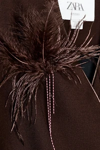 DRAPED FEATHER LIMITED EDITION SHIRT