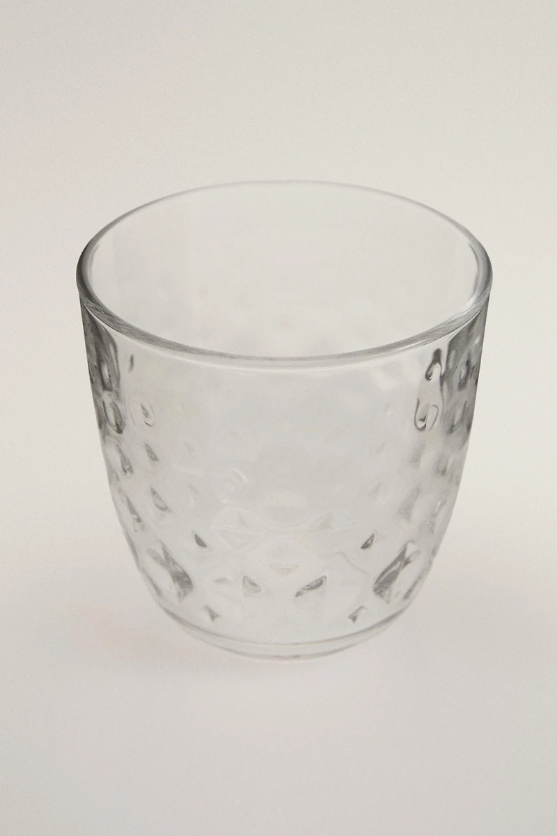 RAISED DESIGN TUMBLER