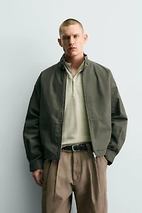 BLOUSON COURT ZIPPÉ