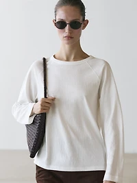 100% cotton long sleeve T-shirt