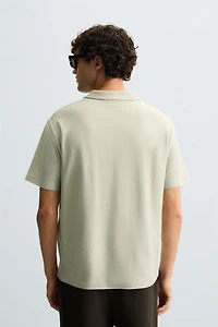 TEXTURED POLO SHIRT