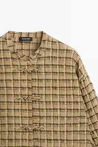Flowing checkered shirt