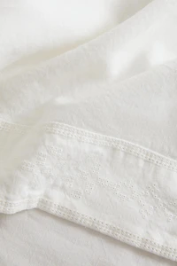 LINEN AND COTTON BEDSPREAD