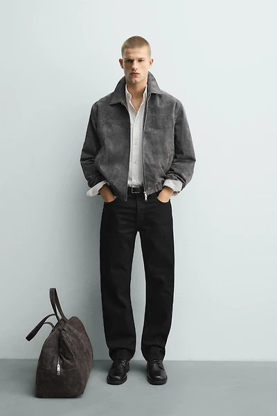 SUEDE LEATHER JACKET
