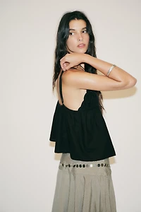 EMBROIDERED TOP