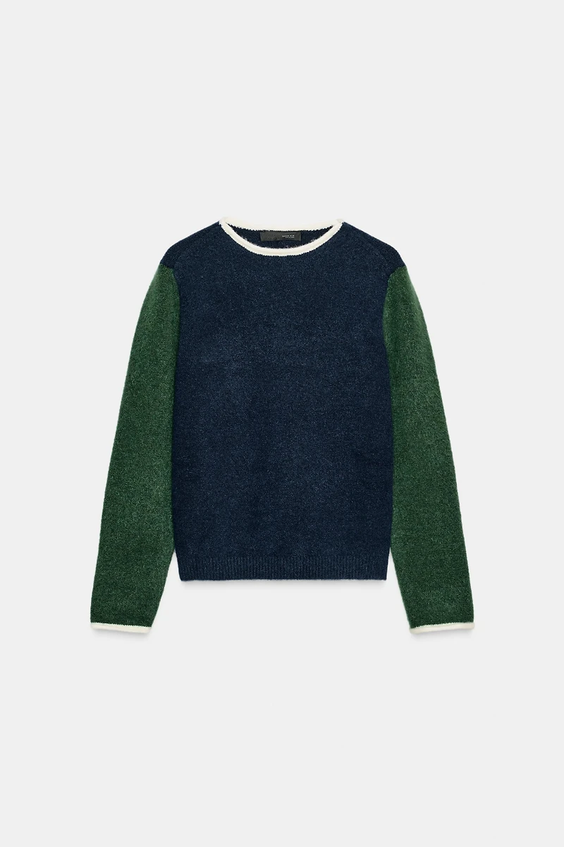 PULL EN MAILLE COLOR BLOCK