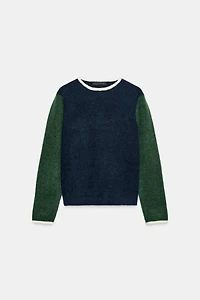 PULL EN MAILLE COLOR BLOCK