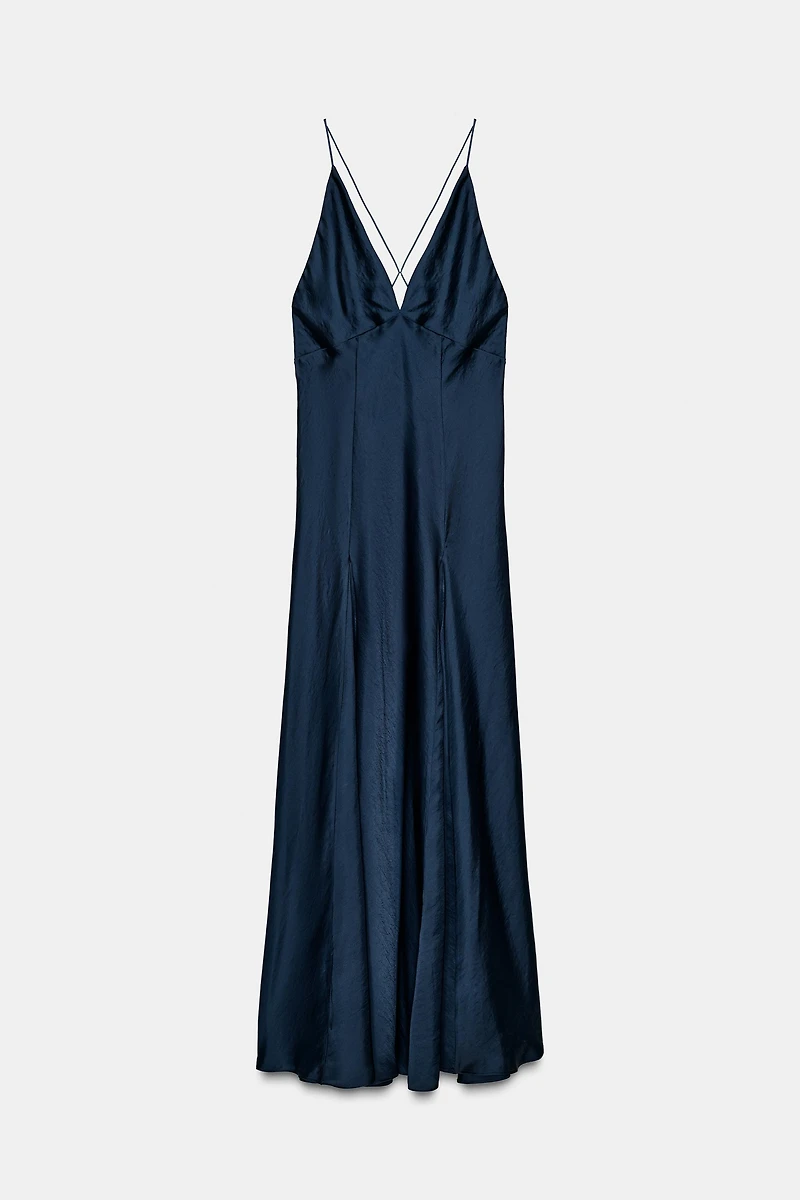 ZW COLLECTION SATIN EFFECT MAXI DRESS