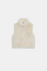 FAUX FUR VEST