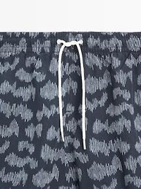Printed swimming trunks