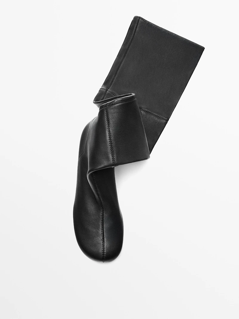 Bottes à talon élastiques