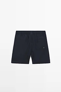 Maillot de bain uni texturé