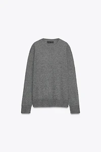 EXTRA SOFT 100% WOOL KNIT SWEATER