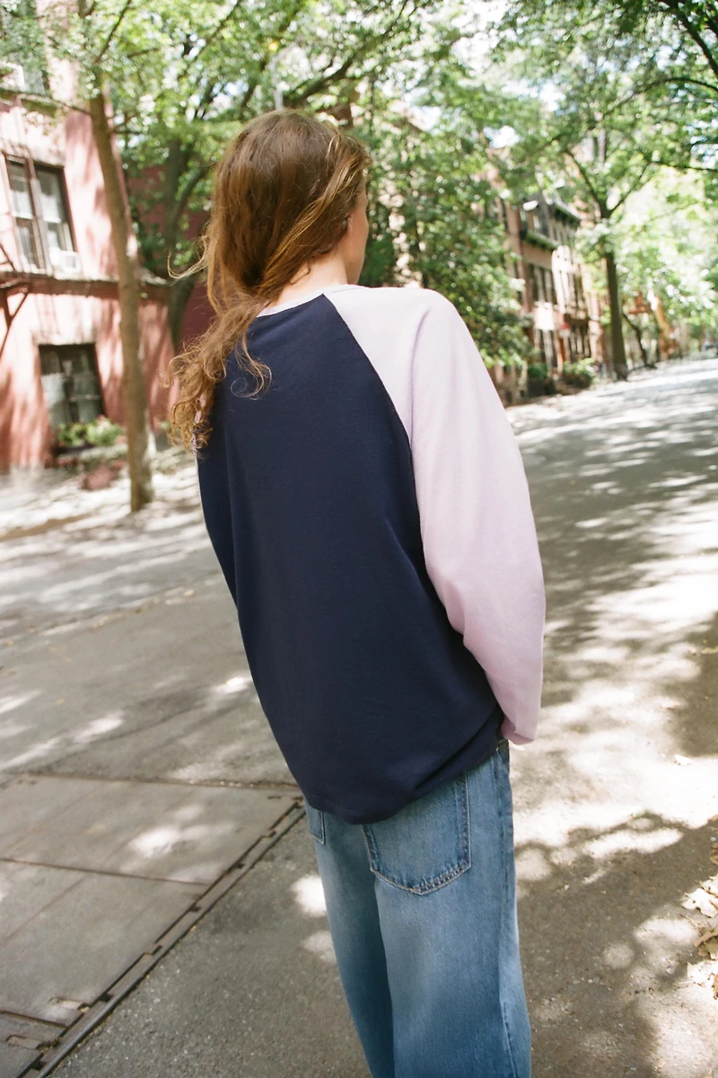 COLORBLOCK RAGLAN T-SHIRT