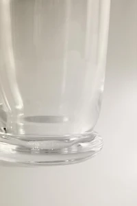 FLARED GLASS VASE
