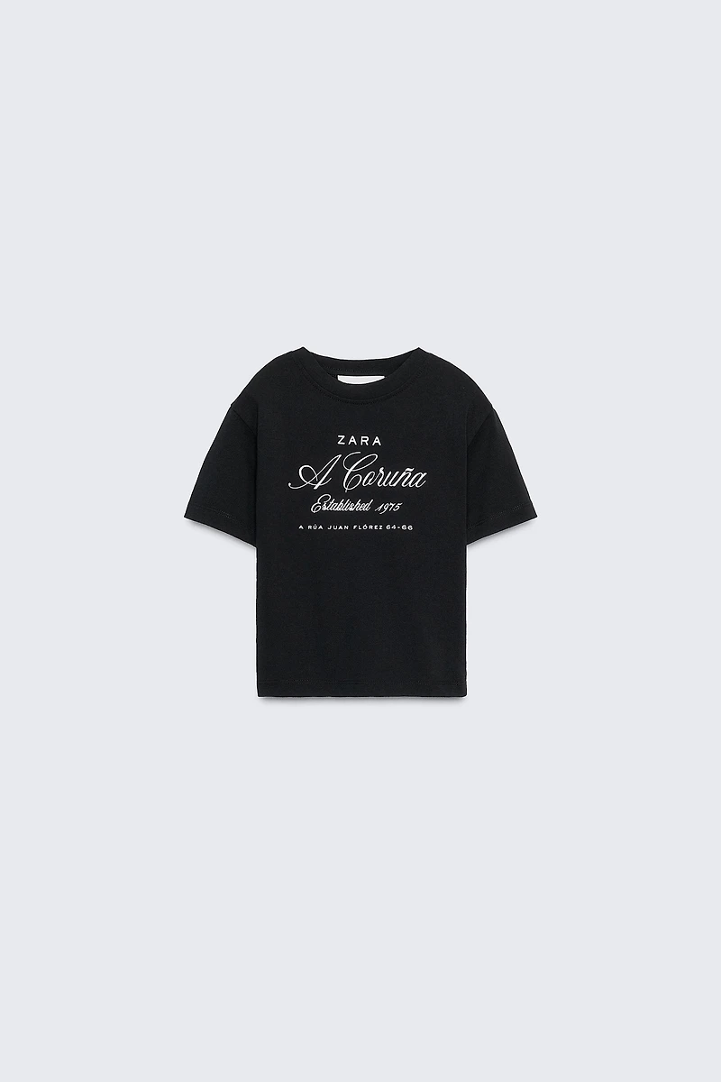 50TH ANNIVERSARY TEXT PRINT T-SHIRT