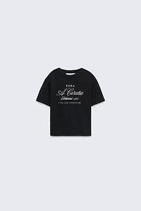 50TH ANNIVERSARY TEXT PRINT T-SHIRT