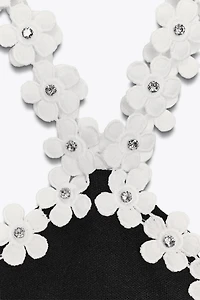 FLORAL HARDWARE STRETCH BODYSUIT