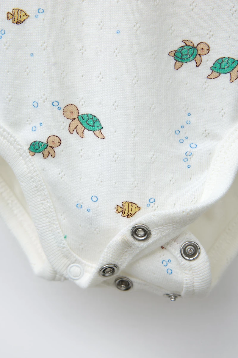 LOT BODY ET VESTE POINTELLE MER