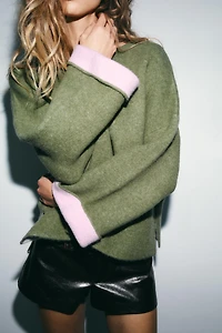 COMBINATION KNIT JUMPER