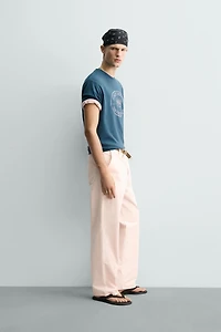 WASHED PRINT T-SHIRT
