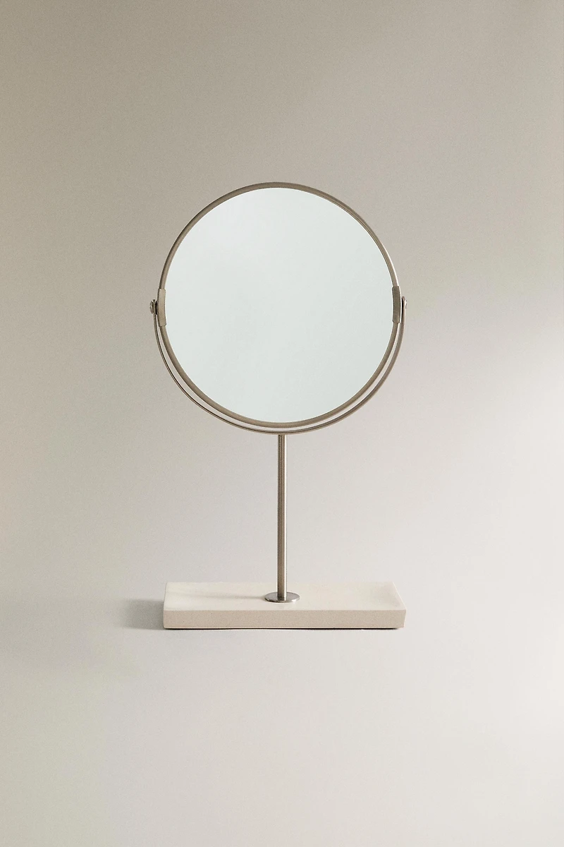 POLI MIROIR COIFFEUSE MARBRE