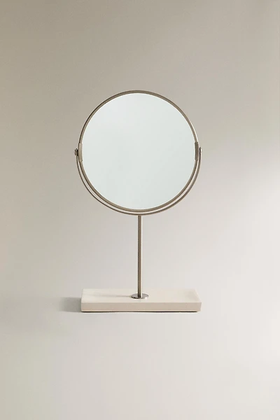 POLI MIROIR COIFFEUSE MARBRE