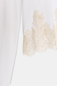 COMBINATION LACE T-SHIRT