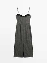 Robe midi à bretelles