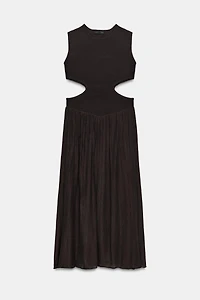 CUT OUT KNIT DRESS