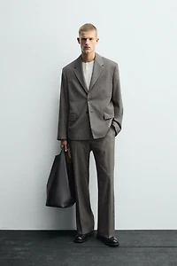 HERRINGBONE SUIT BLAZER