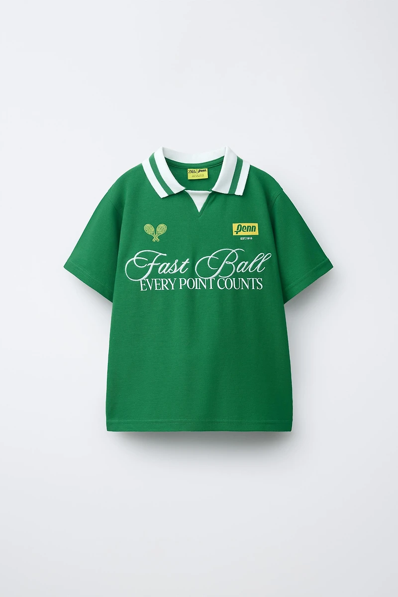 PENN © EMBROIDERED POLO SHIRT