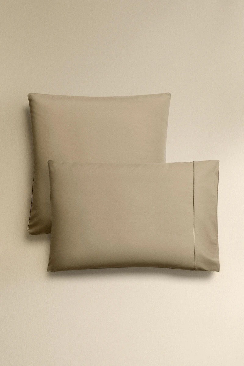 PERCALE COTTON PILLOWCASE (300 THREAD COUNT)