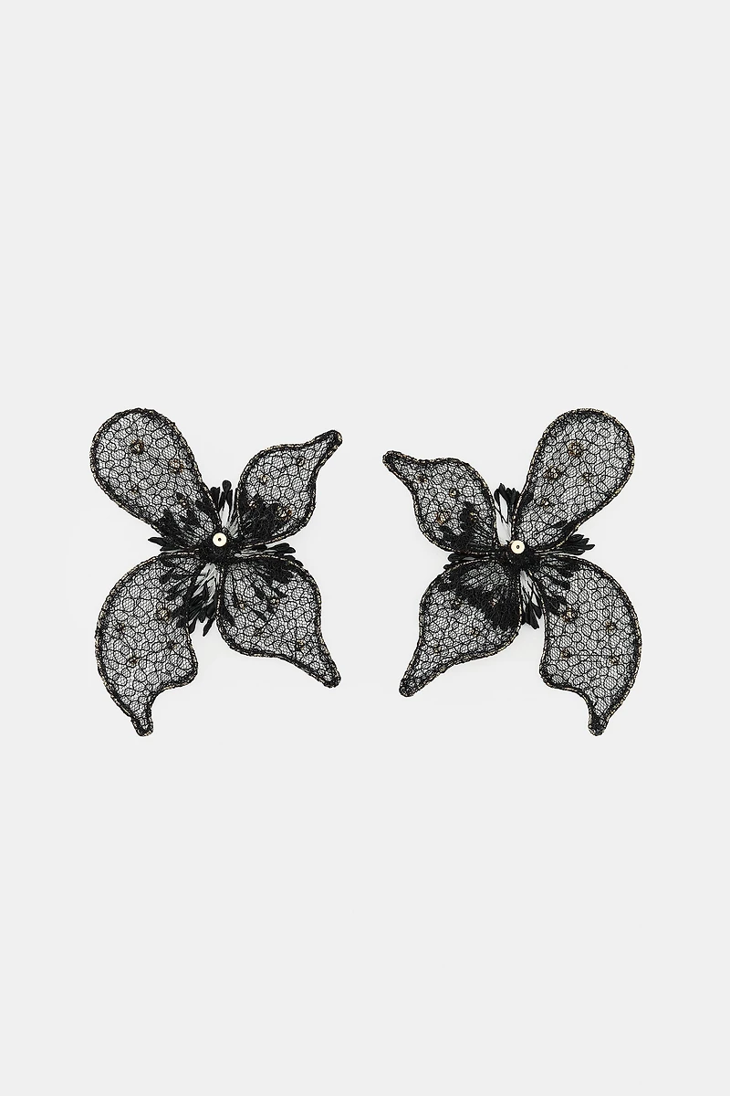 BOUCLES D'OREILLES MAXI FLEUR