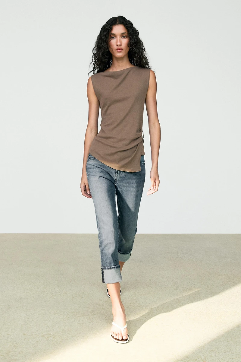 100% cotton knit top