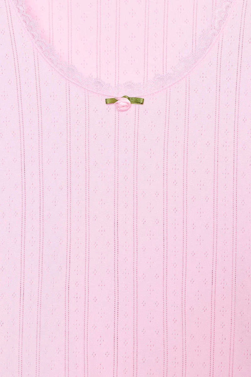 T-SHIRT POINTELLE