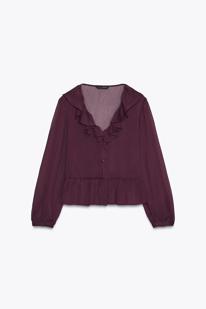 RUFFLED BLOUSE