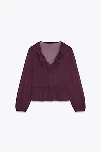 RUFFLED BLOUSE