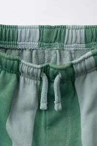 STRIPED PLUSH CULOTTES