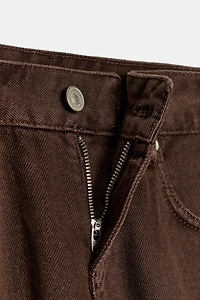 TRF WIDE LEG LOW RISE JEANS