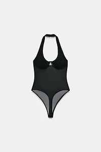 COMBINATION TULLE BODYSUIT